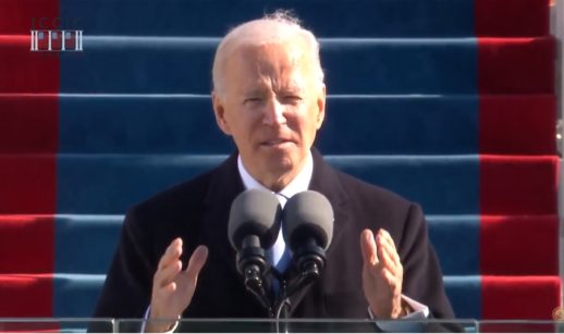 Biden em discurso de posse