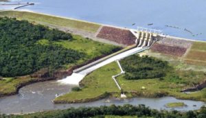 Usina hidrelétrica em funcionamento, operada pela Engie