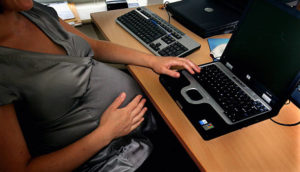 grávida no trabalho