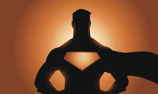 Silhueta do Superman