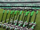 Patinetes elétricos do projeto Forever Green, do Real Betis