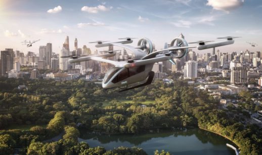 Carro voador da Embraer, criado pela Eve
