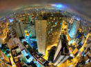 Vista noturna de São Paulo