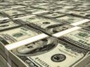 Pilhas de dólares