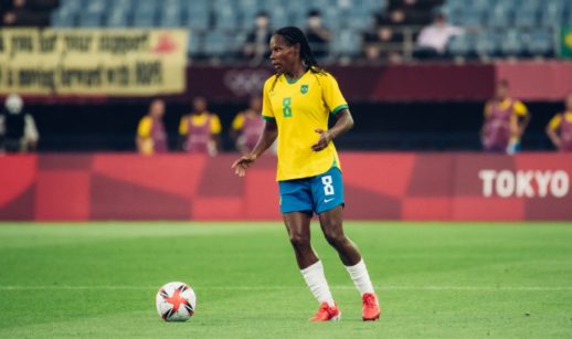 Formiga, atleta com sete Olimpíadas no currículo pelo Time Brasil