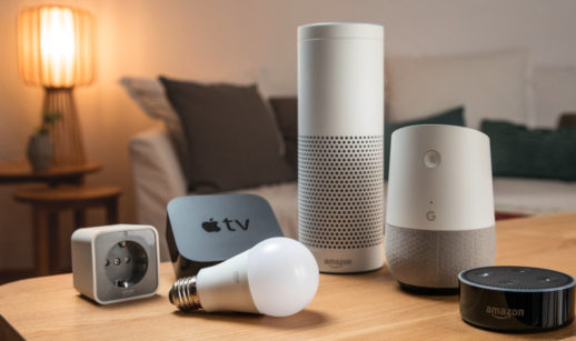 led pode ser acionado por dispositivos de voz