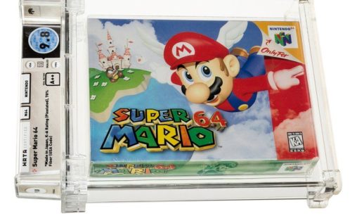 Capa do Super Mario 64, game recordista de valor