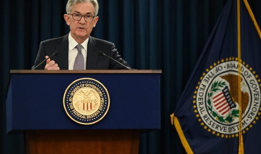 Jerome Powell, presidente do Federal Reserve, o Fed (banco central dos EUA), que decidirá o início do tapering
