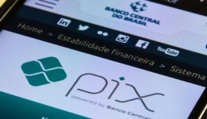 Pix na telado celular