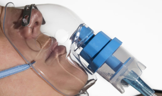 respiração com oxigênio