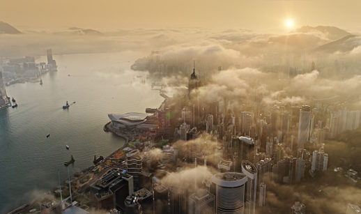 A poluição na China