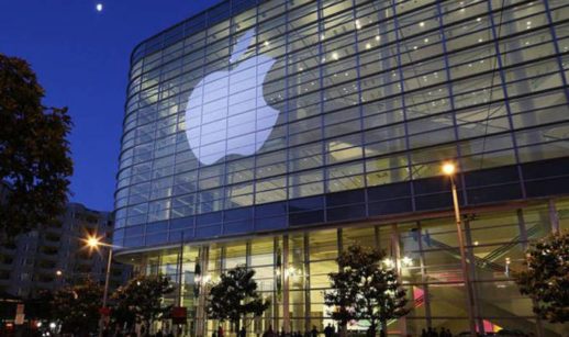 Fachada da Apple Store nos Estados Unidos