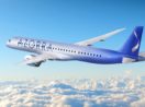 Avião da Azorra, que comprará aeronaves da Embraer, em pleno voo