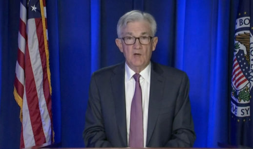 Jerome Powell, presidente do Fed, banco central dos EUA que decide sobre os juros no país