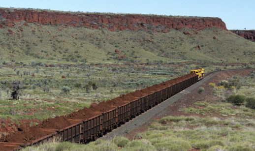 trem de minério de ferro