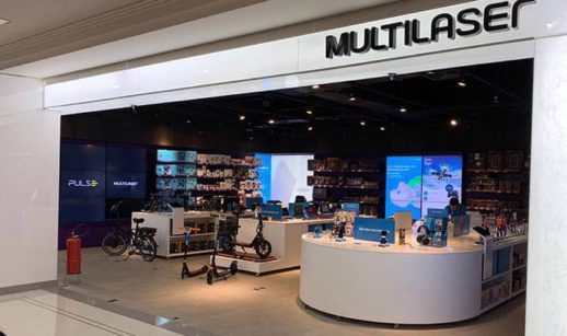 Fachada da Multilaser