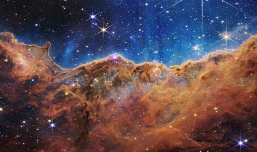 Nebulosa Carina, revelada em fotos do telescópio James Webb, da Nasa