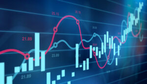Gráfico do mercado financeiro