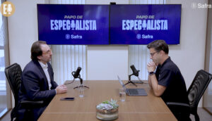 Carlo Pereira, CEO do Pacto Global da ONU Brasil, em entrevista ao videocast do Banco Safra | Foto: Divulgação