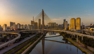 Vista aérea da cidade de São Paulo